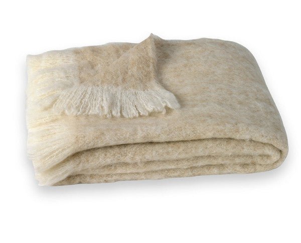 Brushed alpaca throw sale