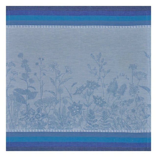 Napkin - Instant Bucolique Blue Napkin | Le Jacquard Français Cloth Napkins at Fig Linens and Home