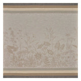 Instant Bucolique Beige Napkin by Le Jacquard Français - Open with Pattern