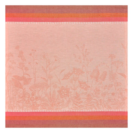 Cloth Napkin - Instant Bucolique Pink Napkin by Le Jacquard Français at Fig Linens and Home