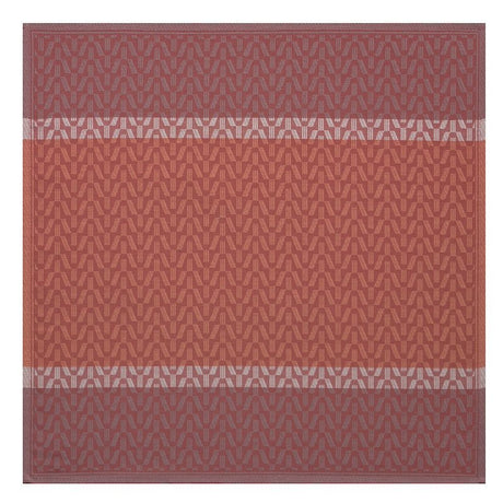 Veine Graphique Red Cloth Napkins | Le Jacquard Francais Table Linens at Fig Linens and Home