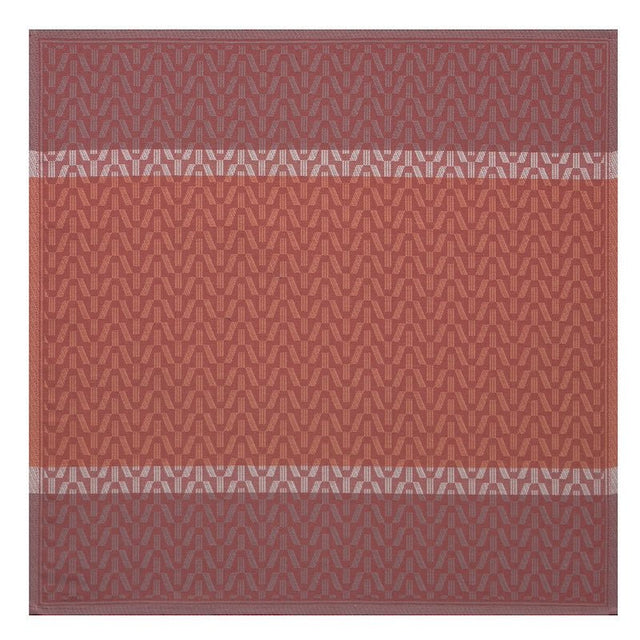 Veine Graphique Red Cloth Napkins | Le Jacquard Francais Table Linens at Fig Linens and Home