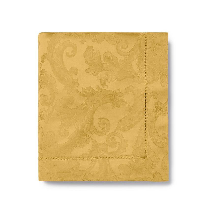 Sferra Acanthus Table Linens - elegant Gold Tablecloths at Fig Linens and Home