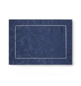 Sapphire Blue Placemats - Acanthus Table Linen by Sferra at Fig Linens and Home