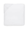 White Fitted Sheet - Sferra Giza 45 Percale Cotton Fitted Sheets in Crisp White | Fig Linens & Home