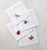 Insetti Cocktail Napkin by Sferra 