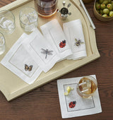 Insetti Cocktail Napkin by Sferra