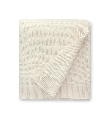 Sferra Pettra Throw in Eggshell