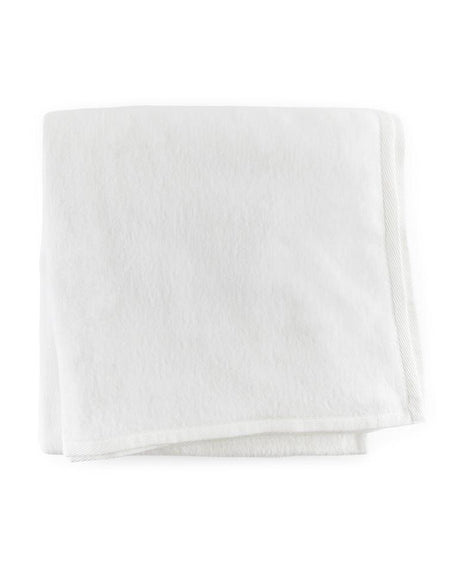 St Moritz Blanket by Sferra | Fig Linens - White blanket