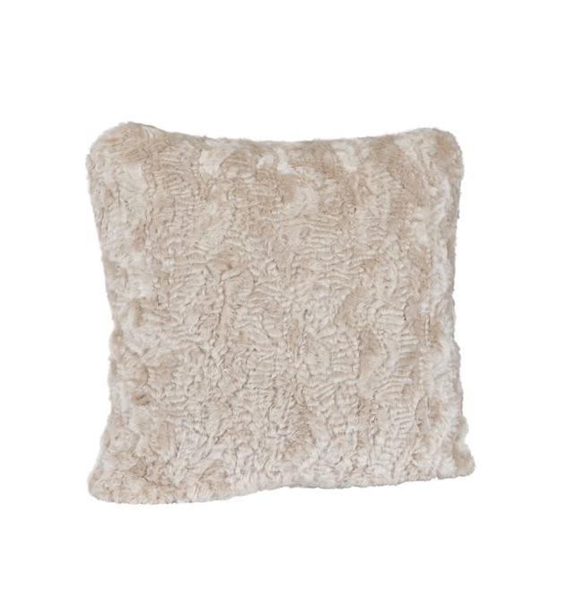 Square Vintage Persian Lamb Faux Fur Pillows by Fabulous Furs | Fig Linens