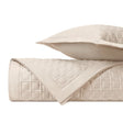 SQUARE Quilted Coverlet in Ecru by Home Treasures at Fig Linens and Home