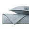 SQUARE Quilted Coverlet in Sion Blue by Home Treasures at Fig Linens and Home