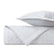 SQUARE Quilted Coverlet in White by Home Treasures at Fig Linens and Home