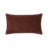 Fig Linens - Syracuse Acajou Lumbar Pillow by Iosis - Back