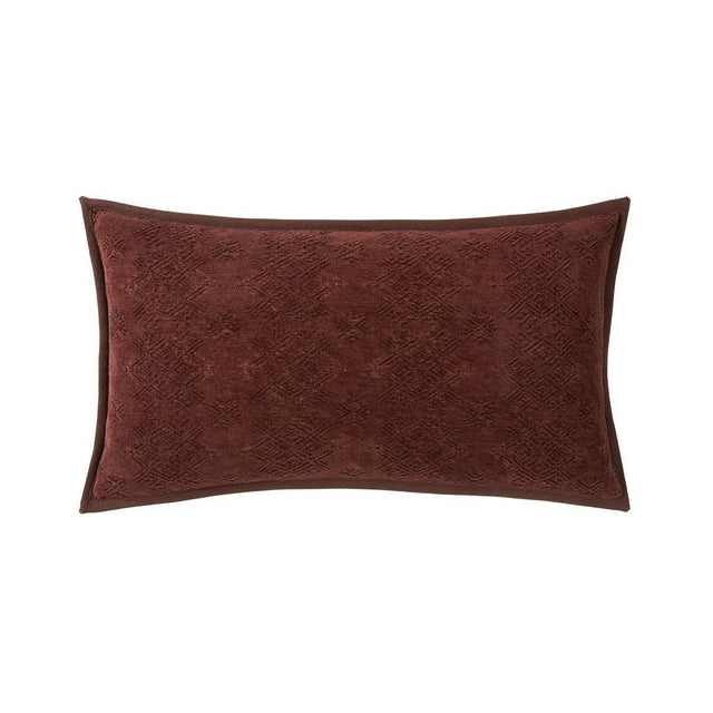 Syracuse Acajou Lumbar Pillow by Iosis | Fig Linens and Home