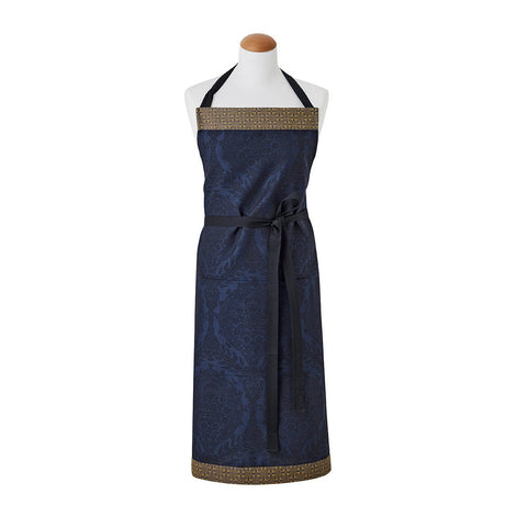 Festin Blue 35" x 38" Apron by Le Jacquard Français at Fig Linens and Home