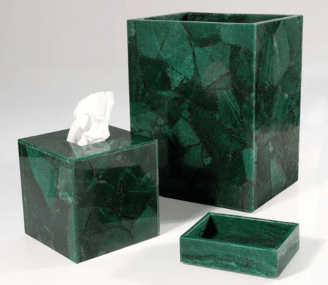 Taj Green Aventurine Bath Accessories by Mike + Ally | Fig Linens