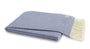 Chambray Italian Herringbone Throw by Lands Downunder - Fig Linens and Home