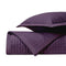 TIME SQUARE Quilted Coverlet in Purple by Home Treasures at Fig Linens and Home