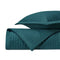 TIME SQUARE Quilted Coverlet in Teal by Home Treasures at Fig Linens and Home