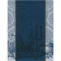 Festin Blue 24" x 31" Tea Towel by Le Jacquard Français