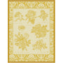 Jardin Des Roses Yellow Tea Towel by Le Jacquard Français