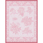 Jardin Des Roses Pink 24" x 31" Tea Towel by Le Jacquard Français