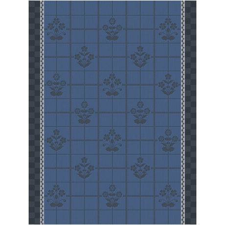 Lulu Luce Blue Tea Towel by Le Jacquard Français