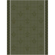 Lulu Luce Green 24" x 31" Tea Towel by Le Jacquard Français