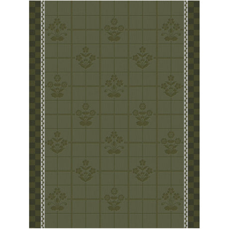 Lulu Luce Green 24" x 31" Tea Towel by Le Jacquard Français