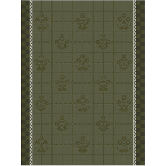 Lulu Luce Green 24" x 31" Tea Towel by Le Jacquard Français