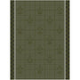 Lulu Luce Green 24" x 31" Tea Towel by Le Jacquard Français