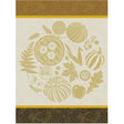 Thanksgiving Yellow Tea Towel by Le Jacquard Français