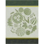 Thanksgiving Green Tea Towel by Le Jacquard Français