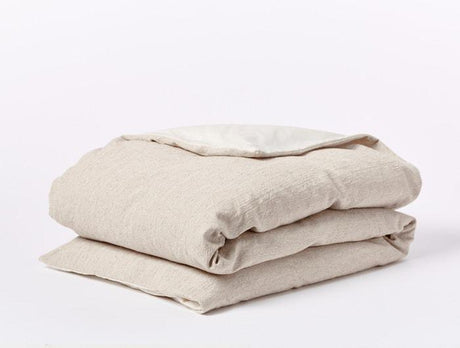 Fig Linens - Nutmeg Toro Canyon Organic Bedding by Coyuchi - Duvet Cover