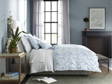 Matouk Alexandra Sky Bedding at Fig Linens