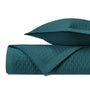 TRINITY Quilted Coverlet in Teal by Home Treasures at Fig Linens and Home