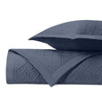 TROY Quilted Coverlet in Stone Blue by Home Treasures at Fig Linens and Home