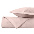 TWILIGHT Quilted Coverlet in Light Pink by Home Treasures at Fig Linens and Home