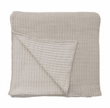 Blanket Cover - Pom Pom at Home Vancouver Grey Coverlets - Available at Fig Linens and Home