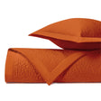 VERMICELLI Quilted Coverlet in Clementine by Home Treasures at Fig Linens and Home