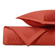 VISCAYA Quilted Coverlet in Lobster by Home Treasures at Fig Linens and Home