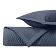 VISCAYA Quilted Coverlet in Stone Blue by Home Treasures at Fig Linens and Home