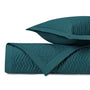 VISCAYA Quilted Coverlet in Teal by Home Treasures at Fig Linens and Home