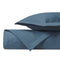 WAVE Quilted Coverlet in Slate Blue by Home Treasures at Fig Linens and Home