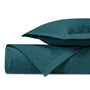 WAVE Quilted Coverlet in Teal by Home Treasures at Fig Linens and Home