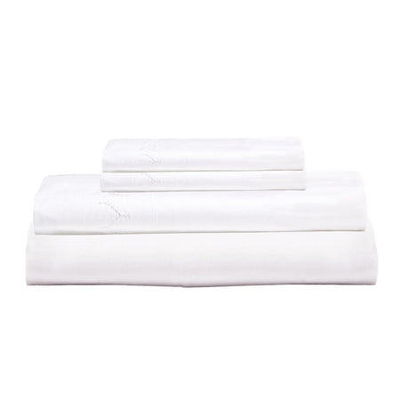 White Stitched Sheets Sets by John Robshaw | Fig Linens and Home