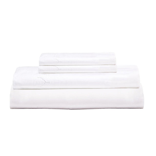 White Stitched Sheets Sets by John Robshaw | Fig Linens and Home