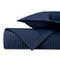 WICKER Quilted Coverlet in Navy Blue by Home Treasures at Fig Linens and Home