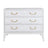 Worlds Away Dresser - Avis White Wash Chest of Drawers at Fig Linens and Home